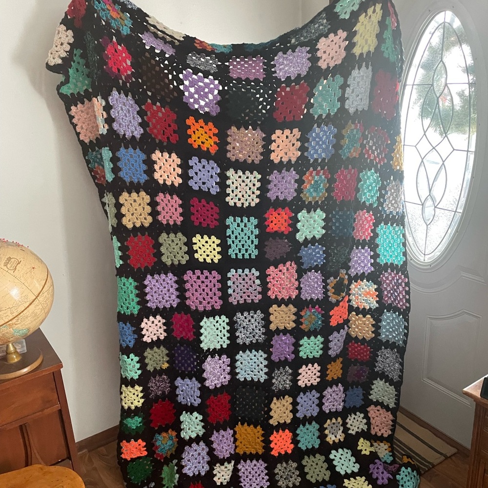 Granny Square Throw